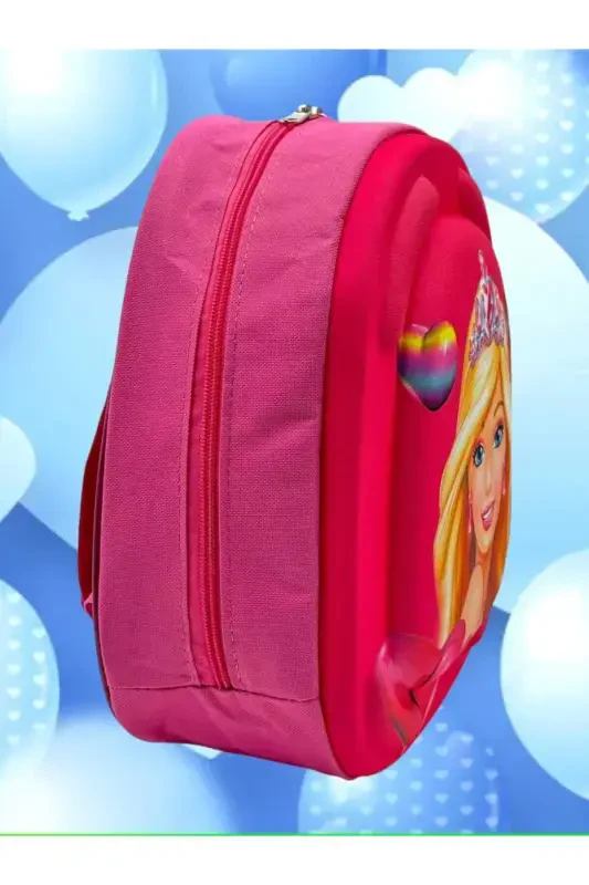 Girl Kids Kindergarten Nursery 3D Relief Eva Printed 2-6 Age Daily School and Backpack-Princess Girl - 8