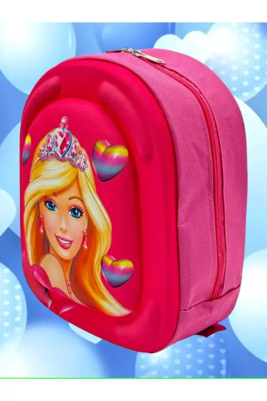 Girl Kids Kindergarten Nursery 3D Relief Eva Printed 2-6 Age Daily School and Backpack-Princess Girl - 3