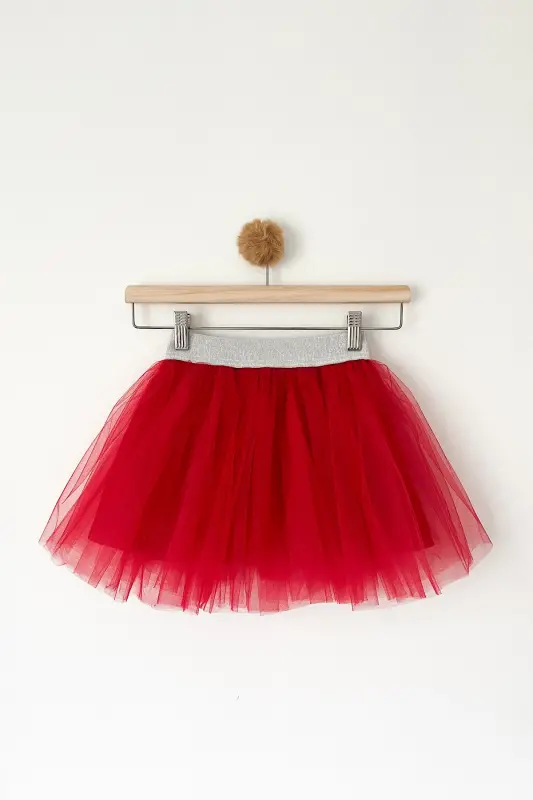 Girl Toddler Lined Fluffy Tutu Skirt, 23rd April Birthday Tutu Skirt - 1
