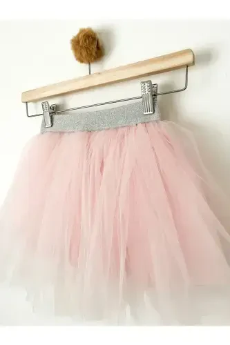 Girl Toddler Lined Fluffy Tutu Skirt, April 23 Birthday Tutu Skirt-Pink - COOLMINIES (1)