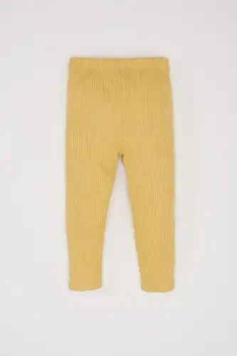 Girls' 2-Piece Set, Bicycle Neck Knit Sweatshirt, Elastic Waist Leggings E2216a524wn - DEFACTO (1)