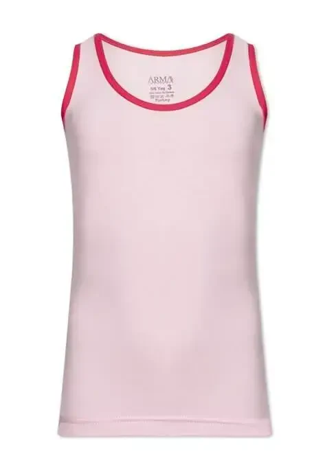 Girls' 3-Pack Thick Strap Stretch Vests Colorful - 2