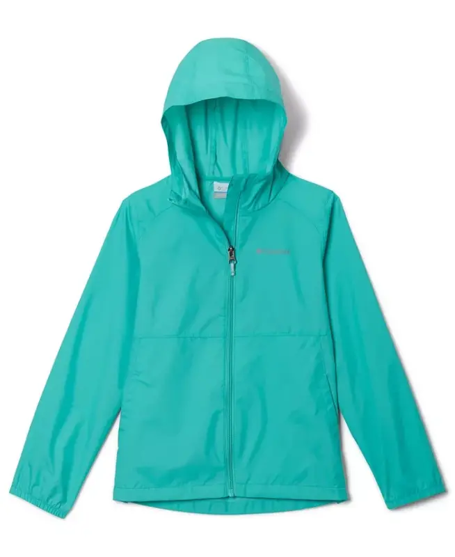 Girls' 5-16 Switchback II Water-Resistant Jacket - Dolphin - COLUMBIA