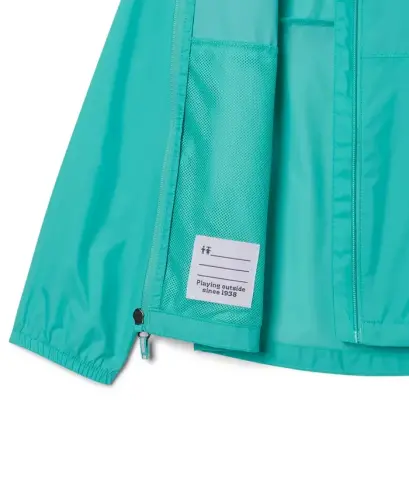 Girls' 5-16 Switchback II Water-Resistant Jacket - Dolphin - 3