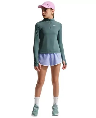 Girls' 7-16 Dri-Fit Tempo Running Shorts - Light Thistle/White - Nike (1)