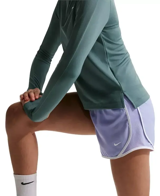 Girls' 7-16 Dri-Fit Tempo Running Shorts - Light Thistle/White - 3