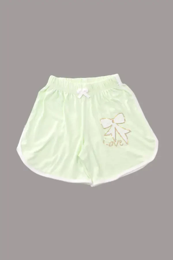 Girls and Boys Daily Embroidered Bead Shorts Single and 3 Piece Set - 1