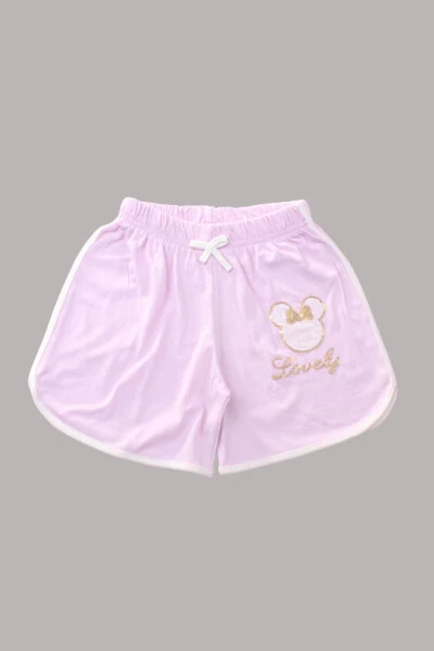 Girls and Boys Everyday Embroidered Beaded Shorts Single and 3 Piece Set - CICI KIZ BABY JUNIOR