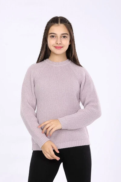 Girls' Basic Tricot Sweater (4-13 Years) - CLOUDY KIDS (1)
