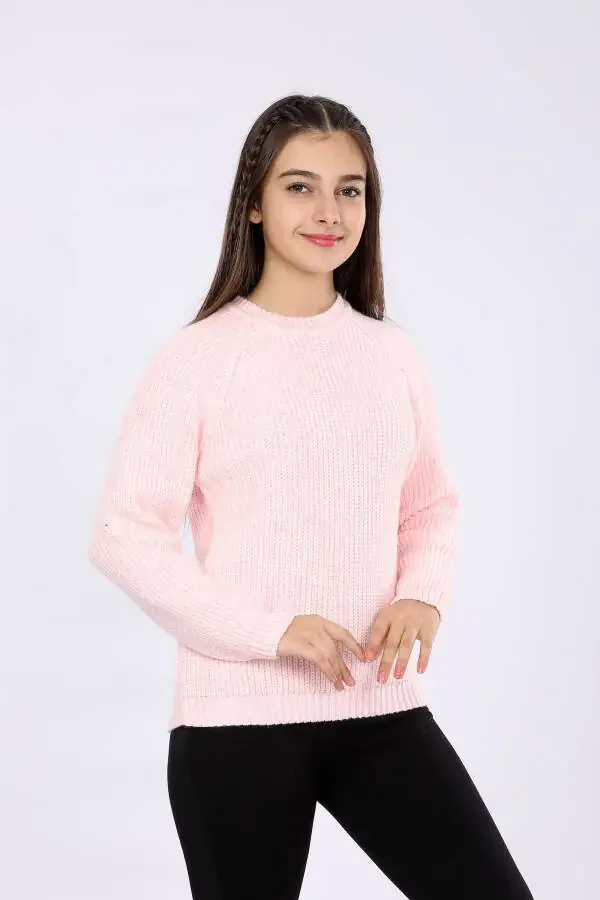 Girls' Basic Tricot Sweater (4-13 Years) - 3