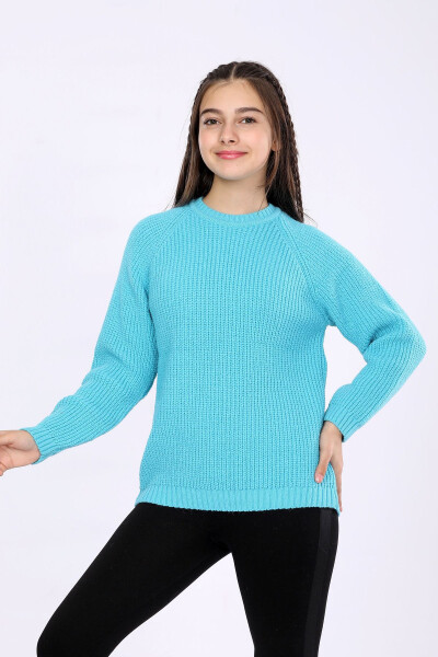 Girls' Basic Tricot Sweater (Ages 4-13) - CLOUDY KIDS (1)