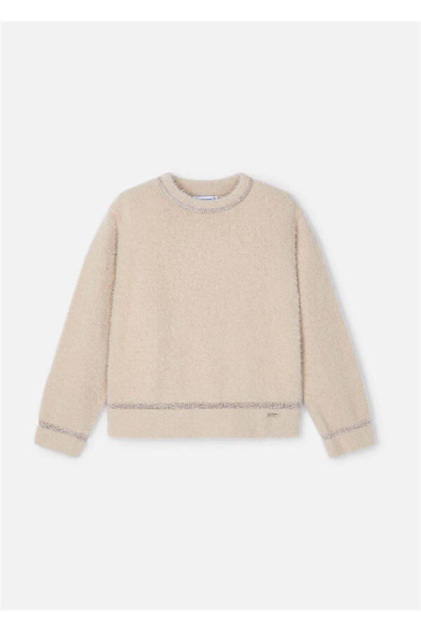 Girls' Beige Sweater 4353 - 1