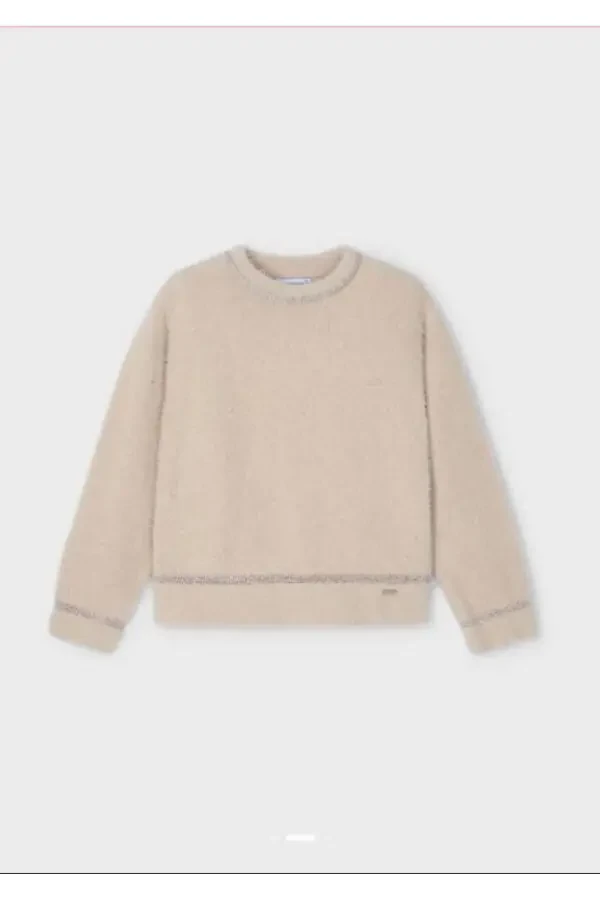 Girls' Beige Sweater 4353 - 2