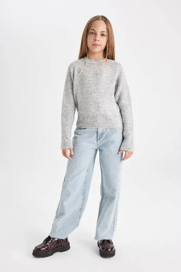 Girls' Bicycle Neck Sweater C9554A824AU - 2