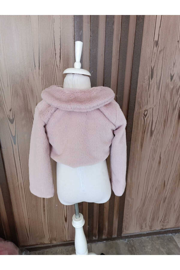 Girls' Bolero Fur Plush Kids Jacket - 3