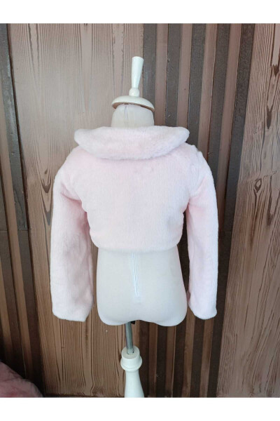 Girls' Bolero Furry Plush Girls' Jacket - 3