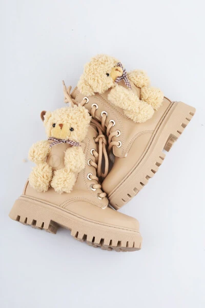 Girls' boots, fleece lined, orthopedic, fur lined. - MOON GLOW