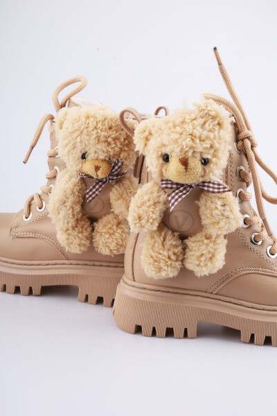 Girls' boots, fleece lined, orthopedic, fur lined. - MOON GLOW (1)
