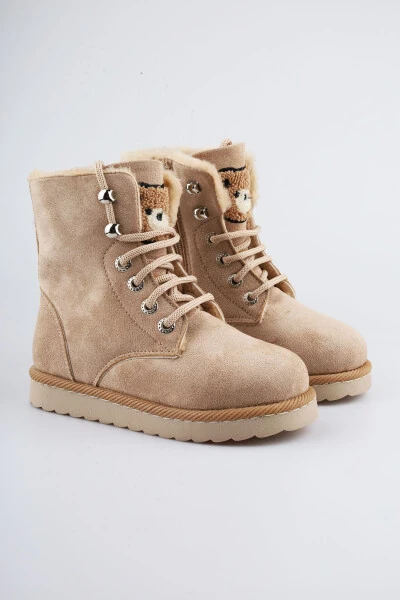 Girls' boots, orthopedic, fleece lined. - MOON GLOW