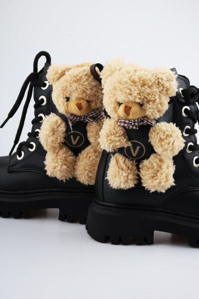 Girls' boots, warm, orthopedic, fur lined. - 2