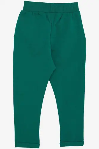 Girls & Boys Baby Boy Buttoned Bib with Armholes and Pocket, 9 Months-3 Years, Green - 3