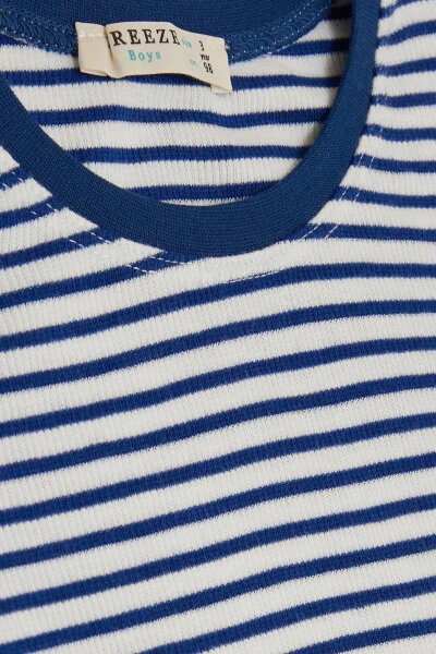 Girls & Boys Erkek Bebek Uzun Kollu Tişört Çizgili - 3