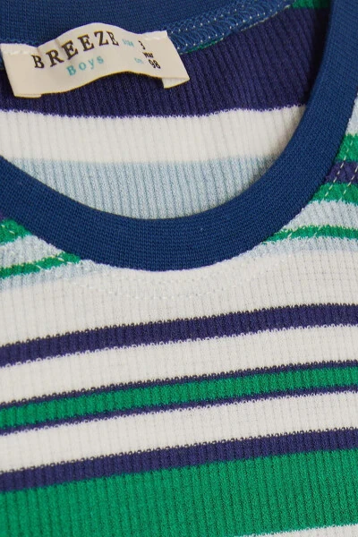 Girls & Boys Erkek Bebek Uzun Kollu Tişört Renkli Çizgili 9 Ay-3 Yaş, Karışık Renk - 6