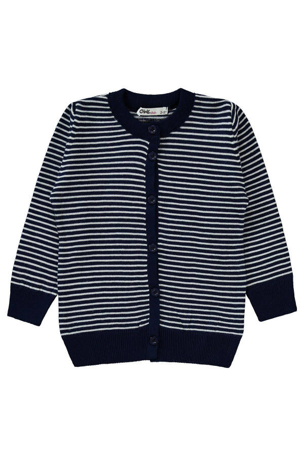 Girls Cardigan 2-5 Years Navy Blue - 3