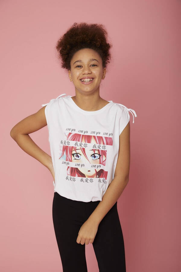 Girls Cartoon Anime Blouse - 6