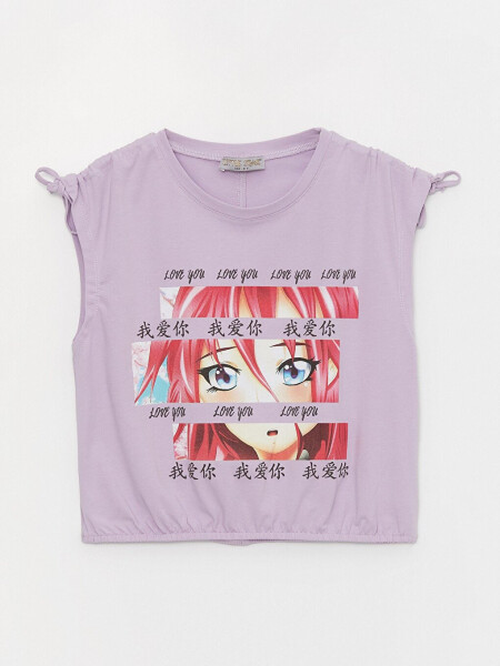 Girls Cartoon Anime Blouse - 4