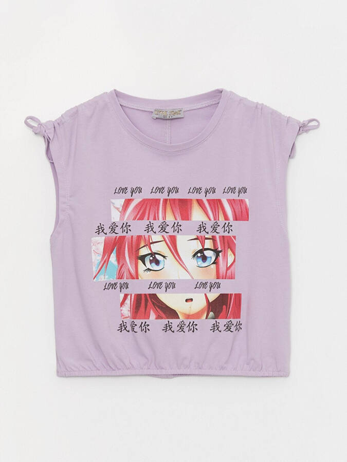 Girls Cartoon Anime Blouse - 4