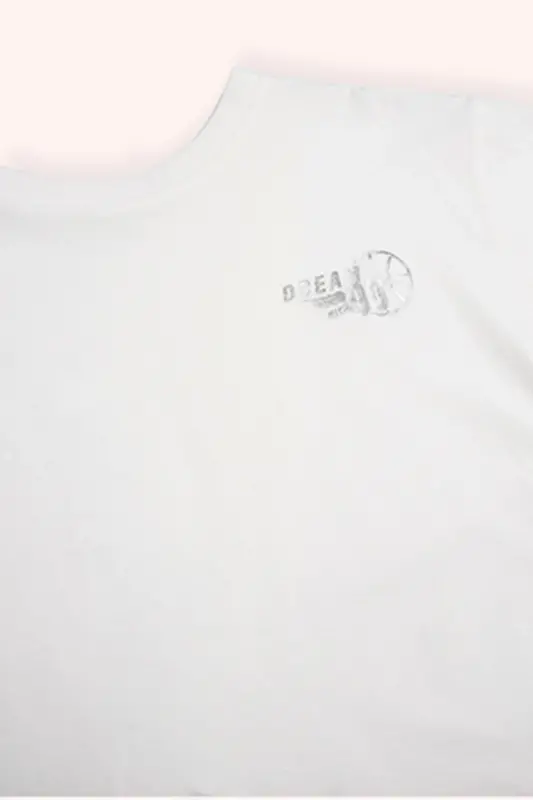 Girl's Children's Bicycle Collar Printed Short Sleeve Top - 2