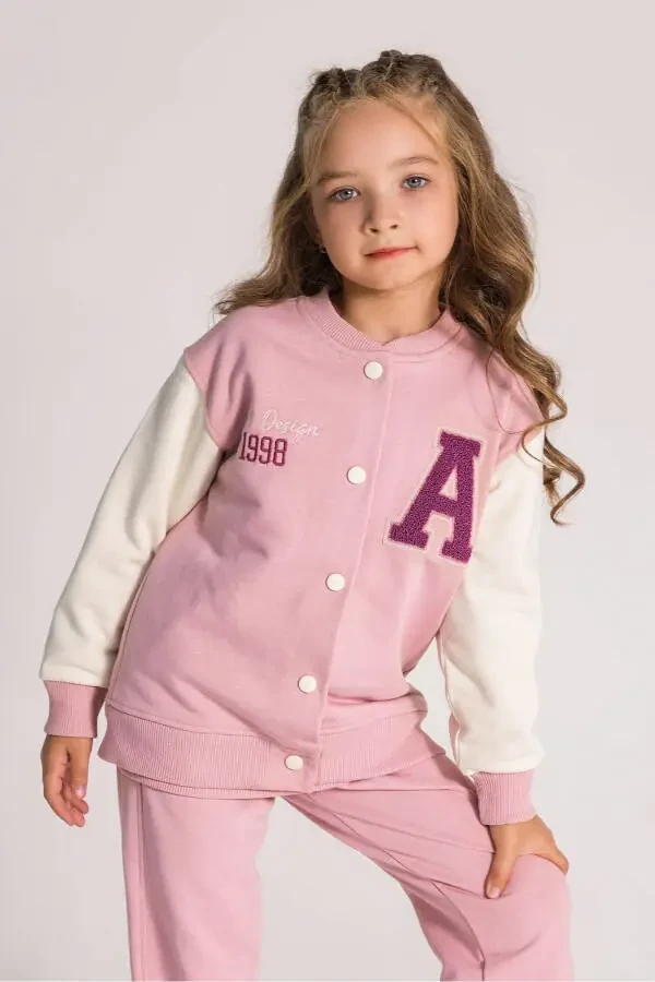 Girls' College Cardigan - 1