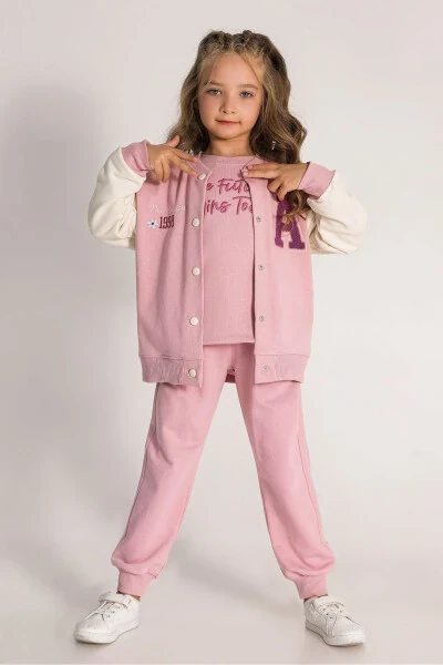 Girls' College Cardigan - 3