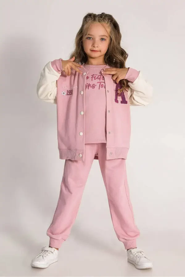 Girls' College Cardigan - 3