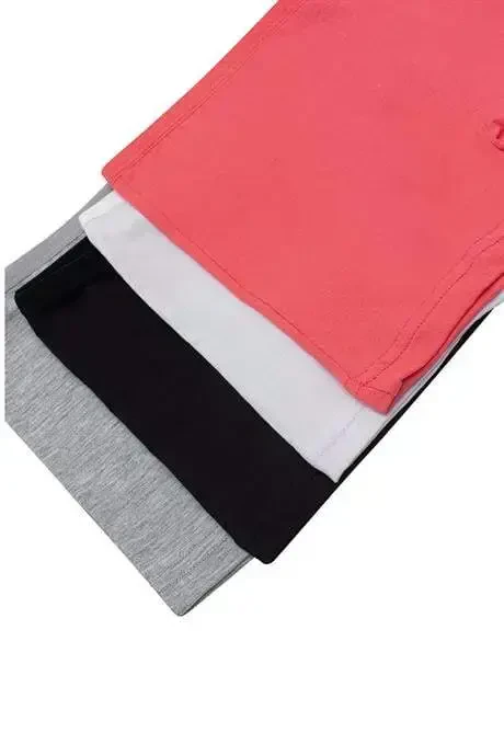 Girls Colorful 5 Pack Lycra Boxer Leggings - 6