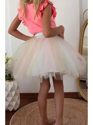 Girl's Colorful Tutu Skirt Mixed Color (4-10 Years Old) - Mixed - LC WAIKIKI (1)