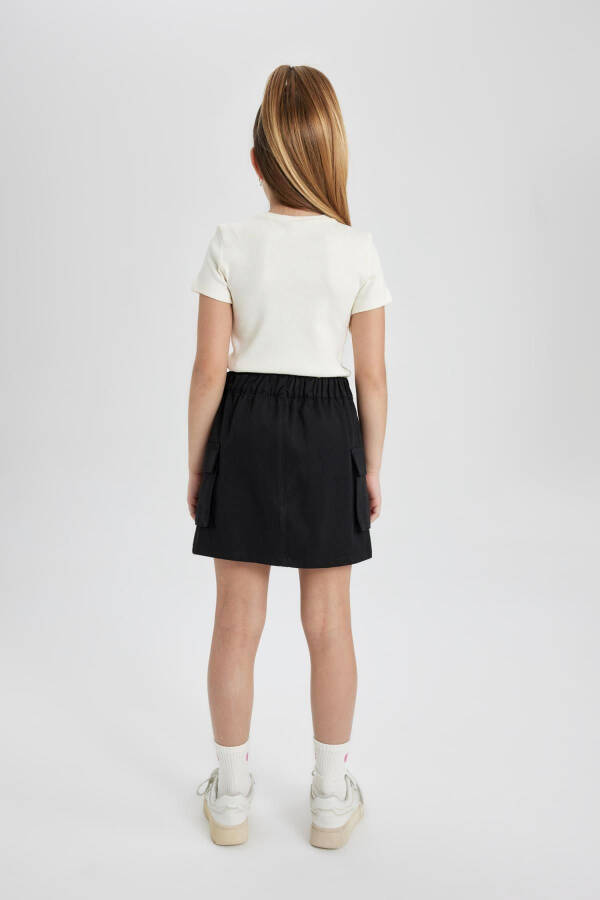 Girls Cotton Cargo Pocket Skirt C0126a824sp - 6