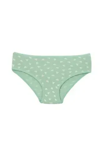 Girl's Cotton Colorful Printed Panties 6-Pack Assorted Colors - 4