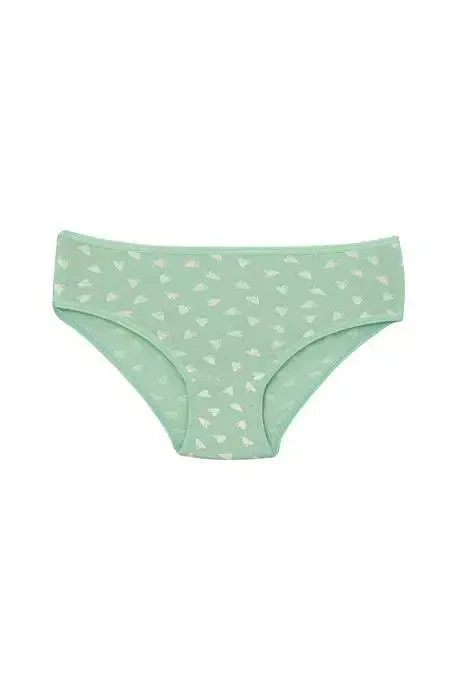 Girl's Cotton Colorful Printed Panties 6-Pack Assorted Colors - 4