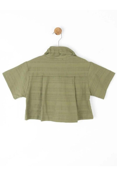 Girls Cotton Linen Safari Jacket - 10