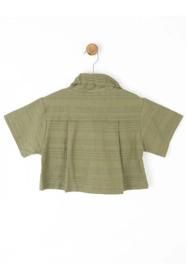 Girls Cotton Linen Safari Jacket - 10