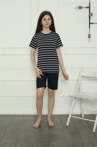 Girls' Cotton Pyjama Short Set 20407 - 5