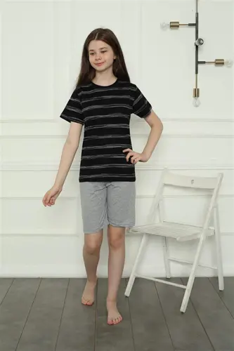 Girls' Cotton Short Pajama Set 20405 - 6