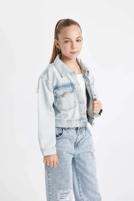Girls' Denim Jacket C7484A824AU - 3