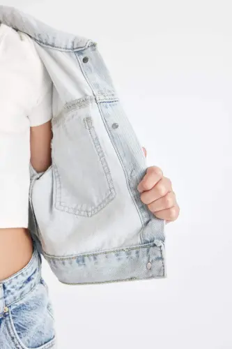 Girls' Denim Jacket C7484A824AU - 6
