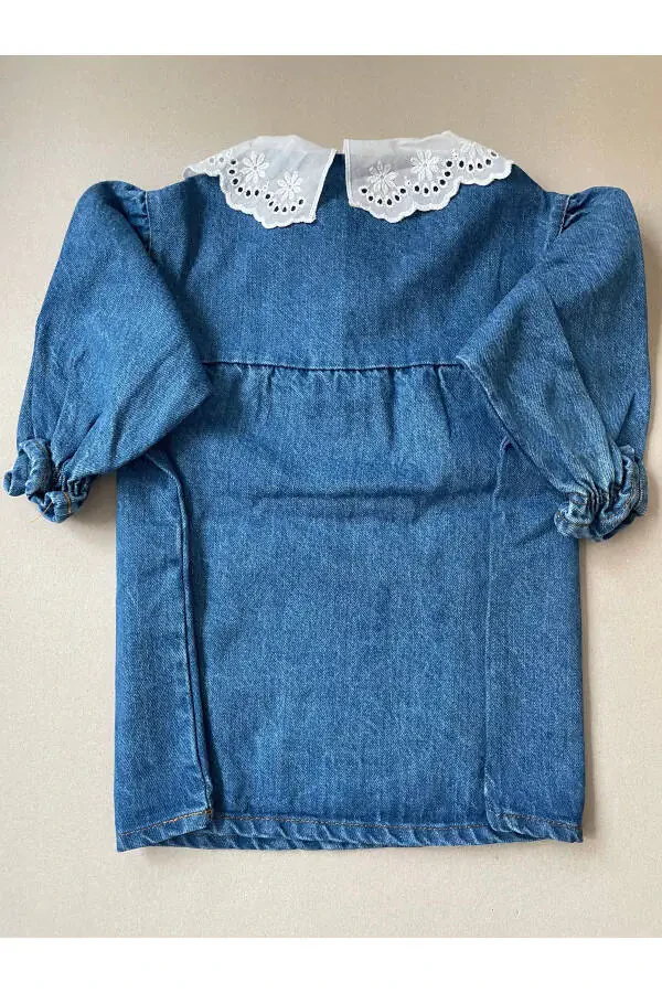 GIRL'S DRESS - Navy Blue - 4