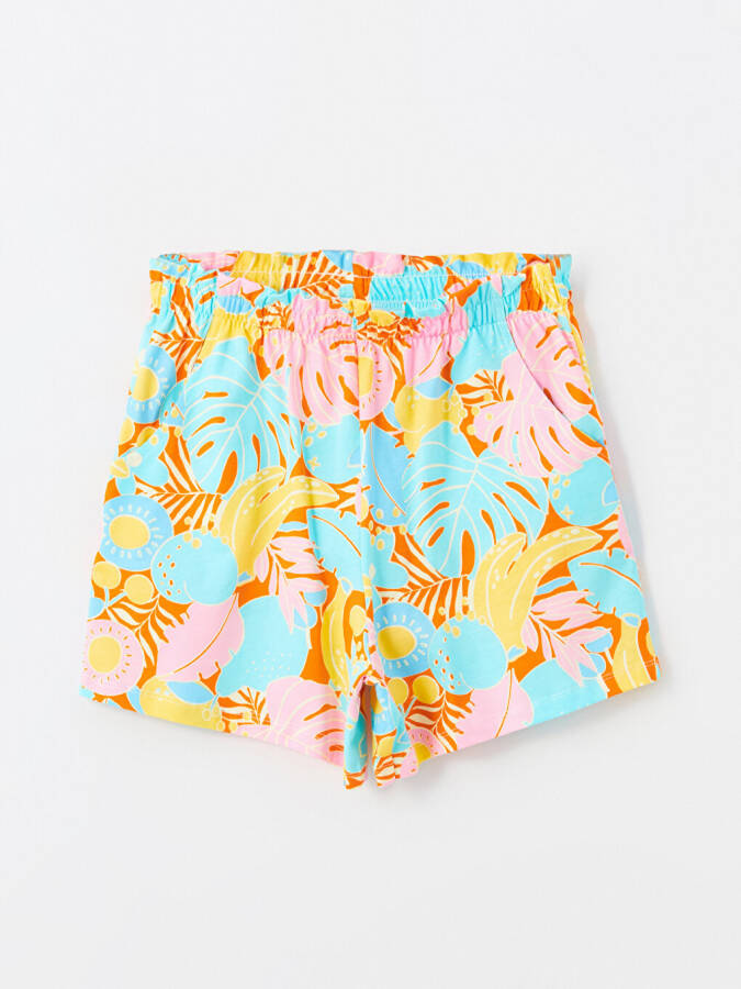 Girls' Elastic Waist Shorts - 4