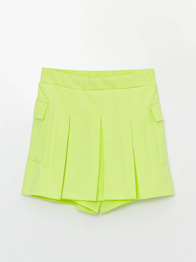 Girls' Elastic Waist Shorts Skirt - 3