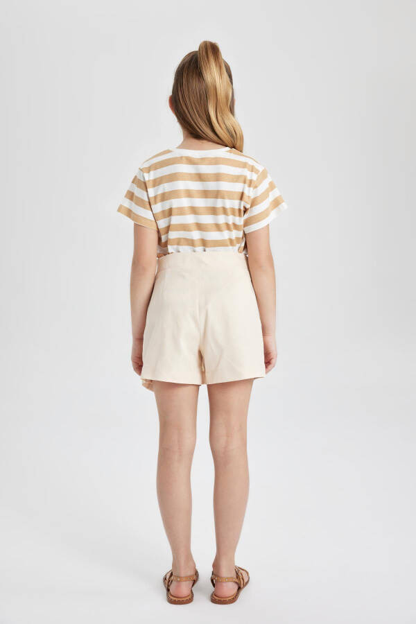 Girls' Gabardine Shorts Skirt C0127A824SM - 6